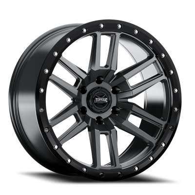 Torque Pritchett | Anthracite w/Black Lip | 20x9 | 6x5.5 | -12mm