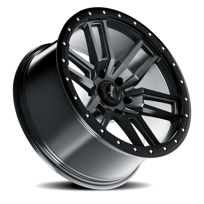 Torque Pritchett | Anthracite w/Black Lip | 17x9 | 6x5.5 | 0mm