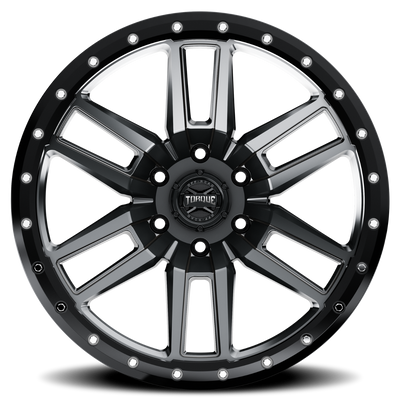 Torque Pritchett | Anthracite w/Black Lip | 20x9 | 6x5.5 | -12mm