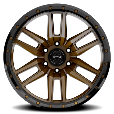 Torque Pritchett | Bronze w/Black Lip | 20x9 | 6x5.5 | -12mm