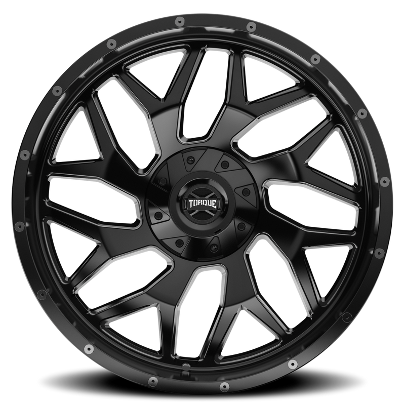 Torque Vortex | Satin Black | 20x9 | 6x5.5/6x135 | -12mm
