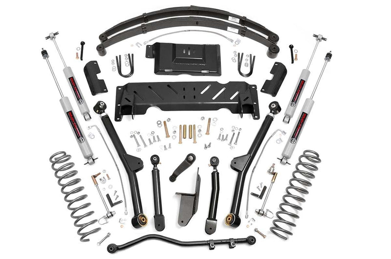 4.5 Inch Lift Kit | Long Arm | RR Leafs | Jeep Cherokee XJ 4WD (1984-2001)