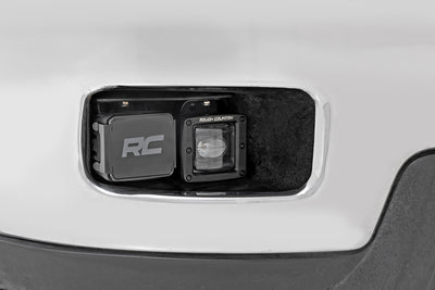 Rough Country 2 Inch Black Series LED Light Pods | SAE Fog | Yellow