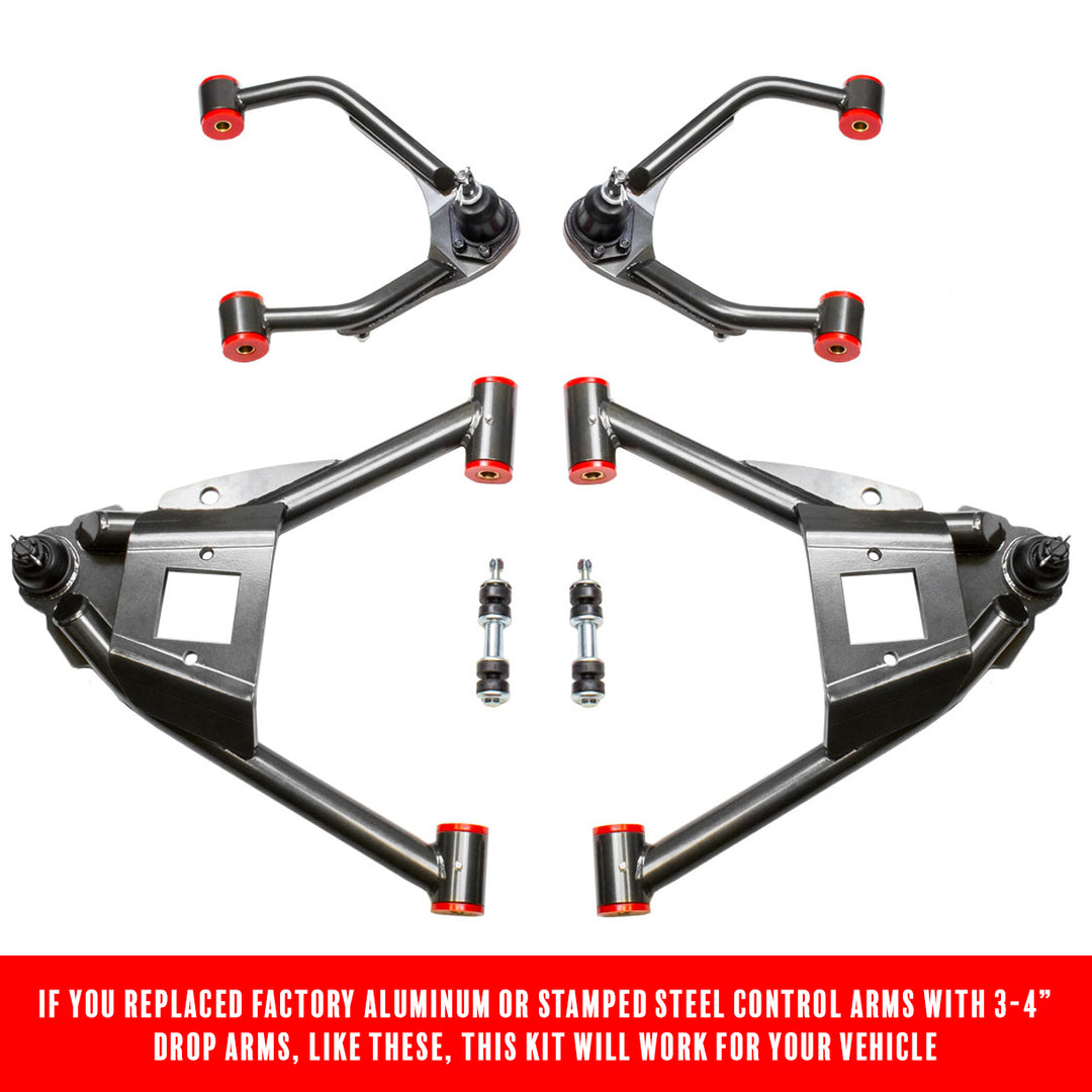 Lowering Control Arm Ball Joint Kit for 2015-2018 Chevy Silverado