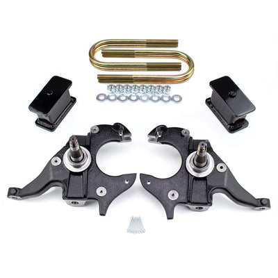 2"/3" Drop Lowering Kit w/ Spindles for 1982-2004 Chevy S10 GMC Sonoma S15 2WD