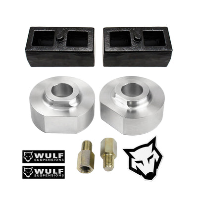 2" Front 1" Rear Leveling Coil Spacer Lift Kit For 2000-2005 Ford Excursion 2WD
