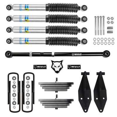 2.8" Front Lift Kit w/ Track Bar + Bilstein Fits 2000-2005 Ford Excursion 4X4