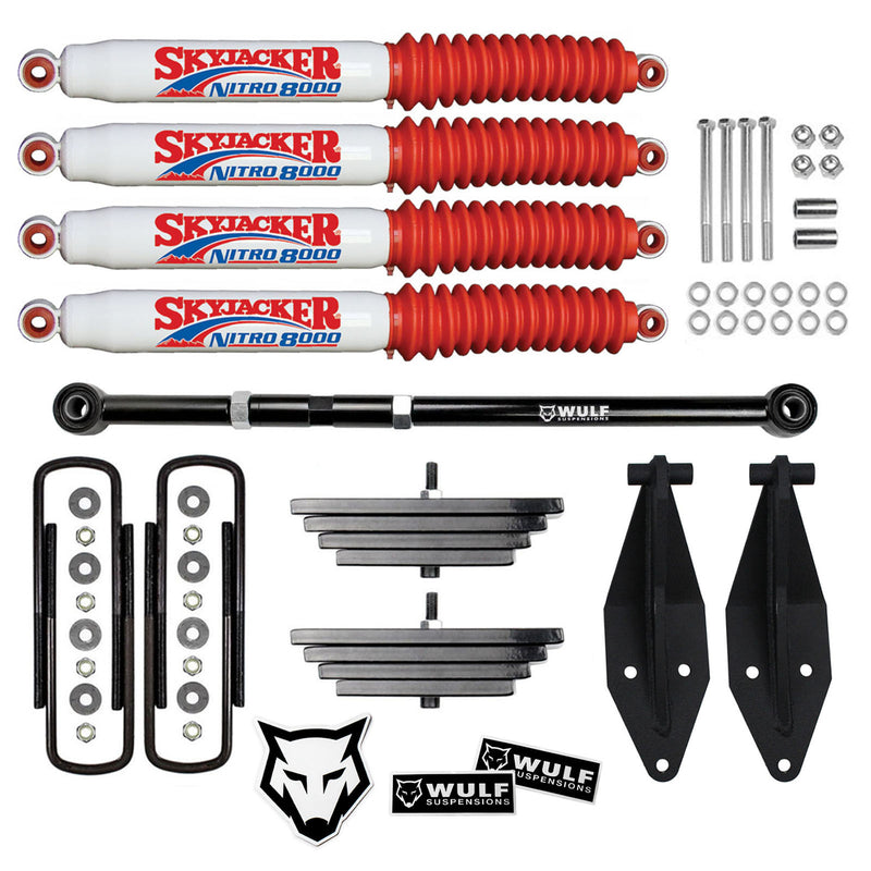 2.8" Front Lift Kit w/ Track Bar and Skyjacker Fits 2000-2005 Ford Excursion 4X4