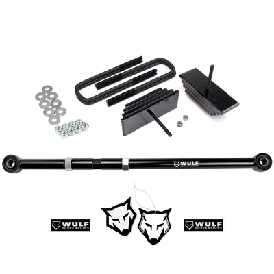 2.8" Front Mini Leaf Leveling Lift Kit w/ Track Bar For 2000-2005 Ford Excursion