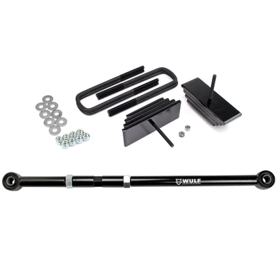 2.8" Front Mini Leaf Leveling Lift Kit w/ Track Bar For 2000-2005 Ford Excursion