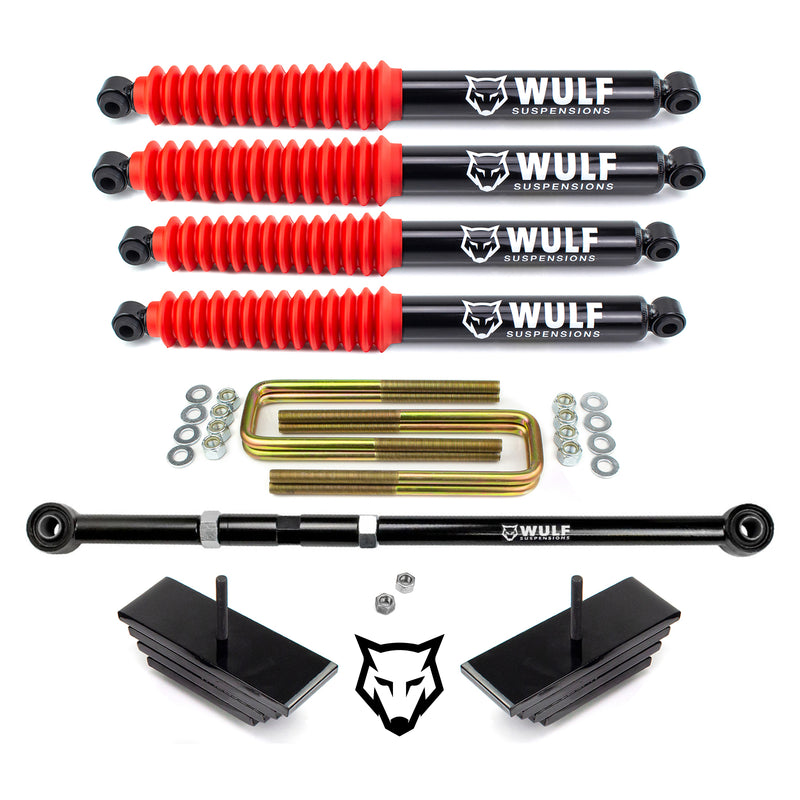 2.8" Front Leveling Lift Kit w/ Shocks For Early 1999 Ford F250 F350 4X4