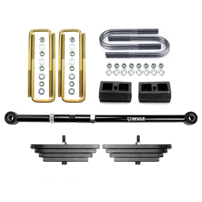 2.8" Front 2" Rear Lift Kit w/ Track Bar For Early 1999 Ford F250 F350 4X4