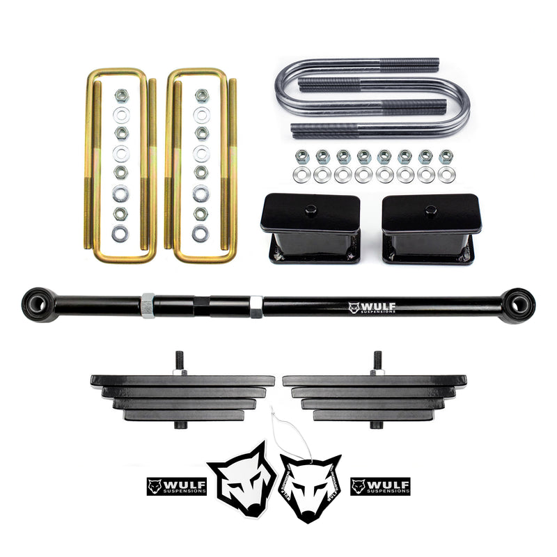 2.8" Front 3" Rear Lift Kit with Track Bar For Early 1999 Ford F250 F350 4X4