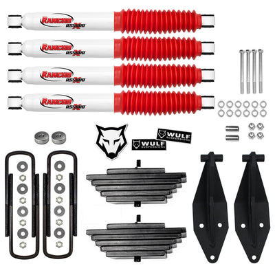 3" Front Lift Kit with Dual Rancho Shock Kit Fits 2000-2005 Ford Excursion 4X4