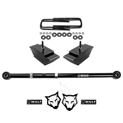 3.5" Front Mini Leaf Leveling Lift Kit w/ Track Bar For 2000-2005 Ford Excursion