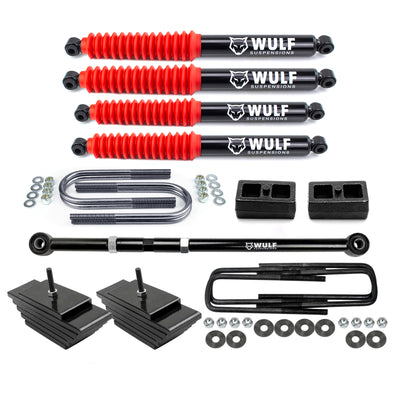 3.5" Front 2" Rear Leveling Lift Kit w/ Shocks For 1999-2004 Ford F250 F350 4X4