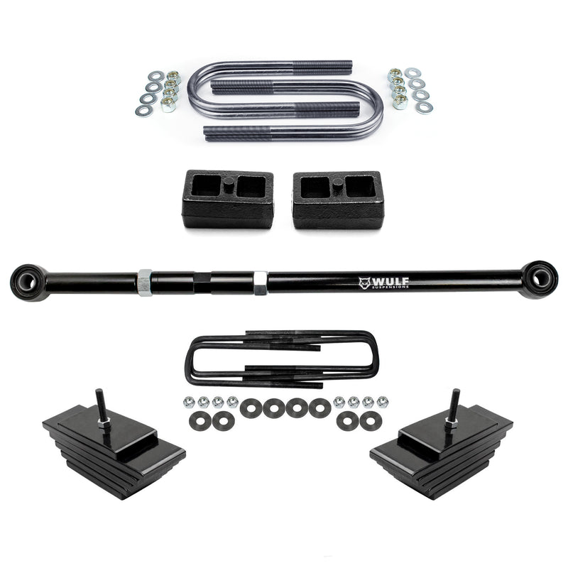 3" Front 2" Rear Leveling Lift Kit w/ Track Bar For 2000-2005 Ford Excursion 4X4