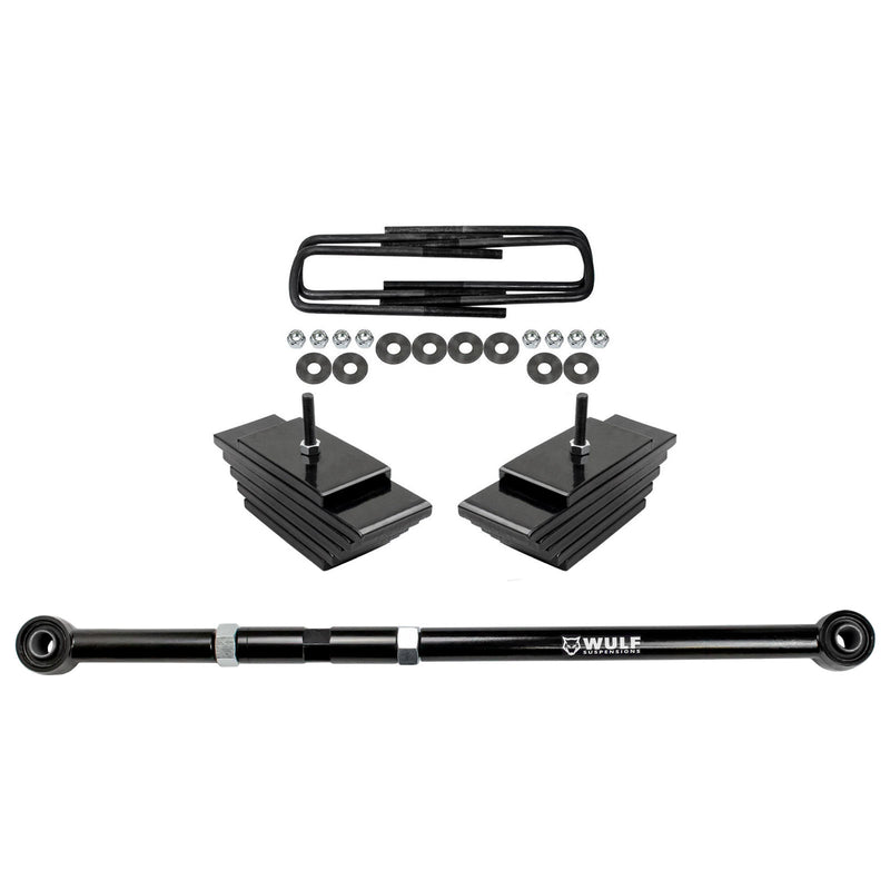 3.5" Front Mini Leaf Leveling Lift Kit w/ Track Bar For 2000-2005 Ford Excursion