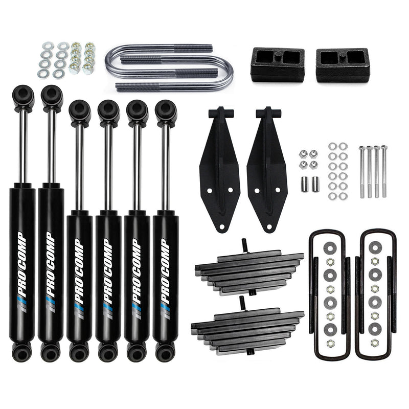 3" Front 2" Rear Lift Kit w/ Pro Comp Shocks Fits 2000-2005 Ford Excursion 4X4