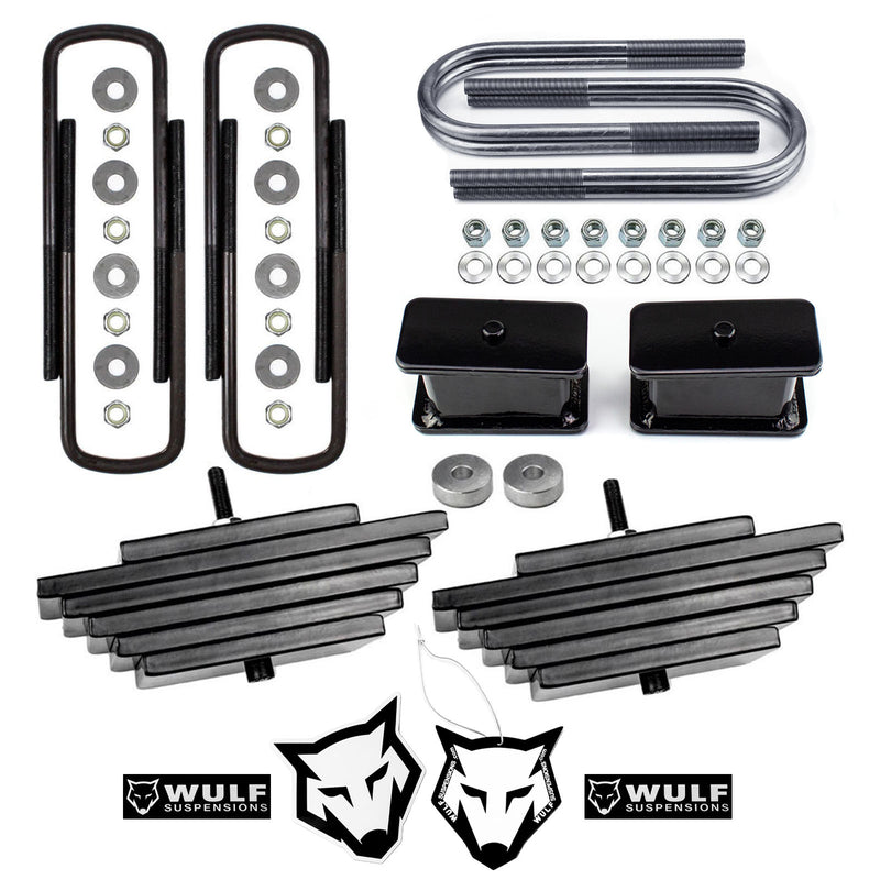 3.5" Front 3" Rear Leveling Mini Leaf Lift Kit For 2000-2005 Ford Excursion 4X4