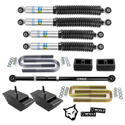 3.5" Front 2" Rear Lift Kit w/ Bilstein Shocks For Early 1999 Ford F250 F350 4X4