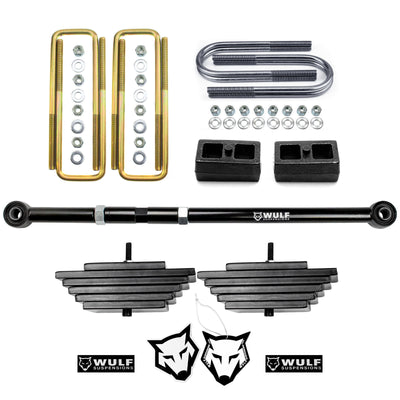 3.5" Front 2" Rear Lift Kit w/ Track Bar For Early 1999 Ford F250 F350 4X4