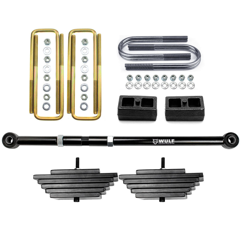 3.5" Front 2" Rear Lift Kit w/ Track Bar For Early 1999 Ford F250 F350 4X4