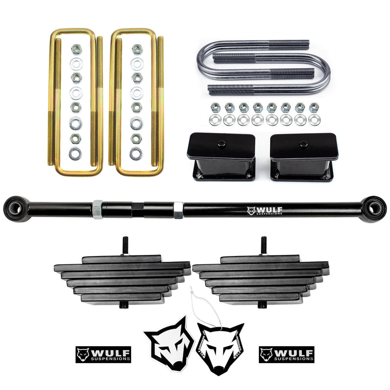 3.5" Front 3" Rear Lift Kit w/ Track Bar For Early 1999 Ford F250 F350 4X4