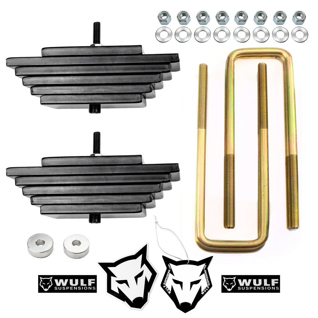 WULF 3.5" Front 3" Rear Leveling Lift Kit For 99-04 Ford F250 F350 Super Duty