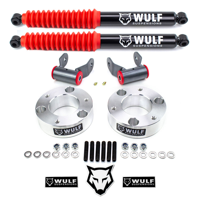 3" Front 1.5" Rear Leveling Lift Kit w/ Rear WULF Shocks For 2004-2008 Ford F150