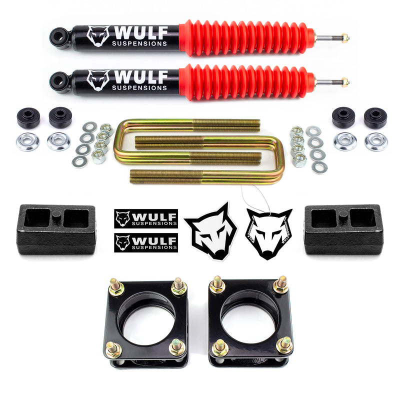 3" Front 2" Rear Leveling Lift Kit w/ Shocks For 2007-2021 Toyota Tundra 2WD 4X4
