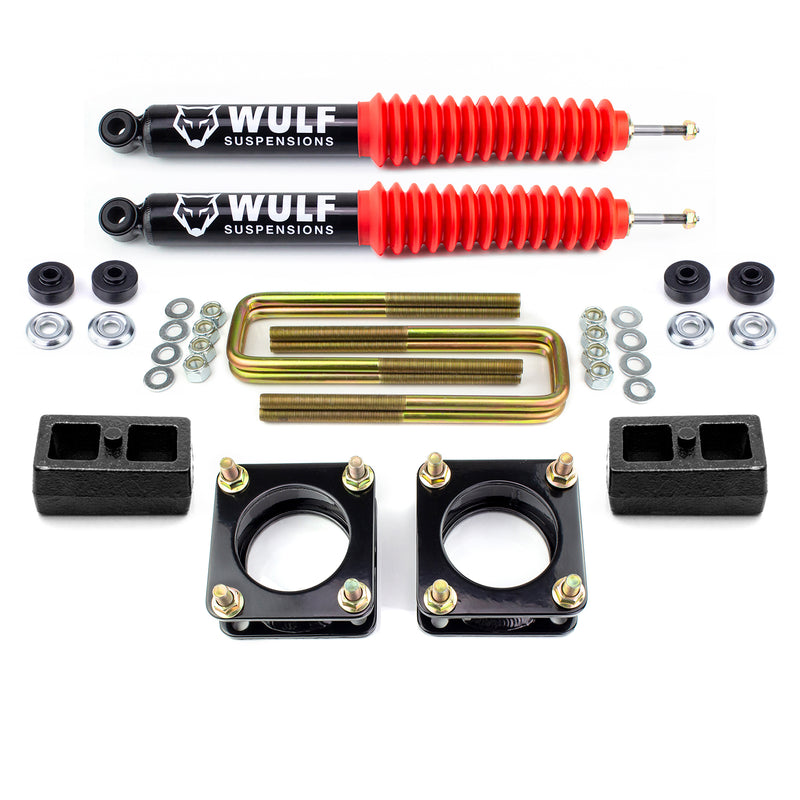 3" Front 2" Rear Leveling Lift Kit w/ Shocks For 2007-2021 Toyota Tundra 2WD 4X4