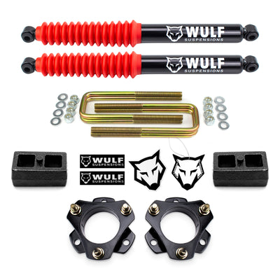 3" Front 2" Rear Leveling Lift Kit w/ Shocks For 1995-2004 Toyota Tacoma 2WD