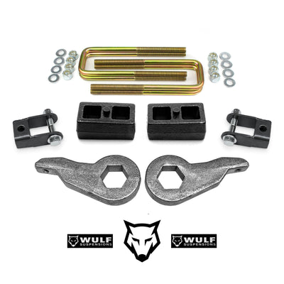 3" Front 2" Rear Leveling Lift Kit For 1999-2007 Chevy Silverado 1500 6LUG 4X4