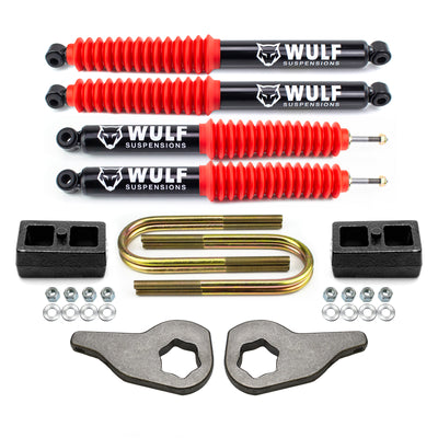 3" Front 2" Rear Leveling Lift Kit with Shocks For 2002-2005 Dodge Ram 1500 4X4