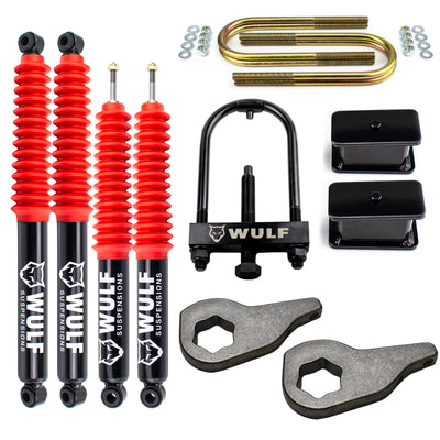 3" Full Lift Kit with WULF Shocks For 2002-2005 Dodge Ram 1500 4X4 4WD