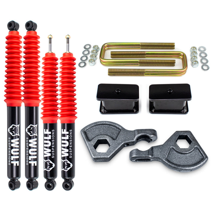 Complete 4-Shock Set For 1997-2004 Dodge Dakota & Durango 2WD - Full Suspension Replacement Kit