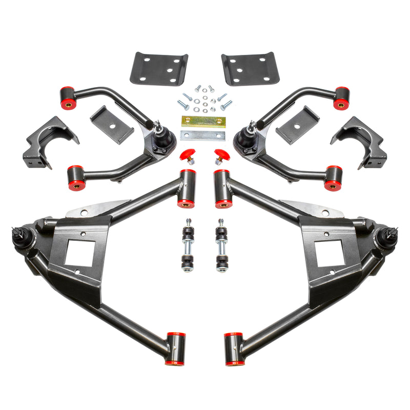 4"-7" Drop Lowering Kit w/ Axle Flip Kit for 2015-2018 Chevy Silverado 1500 2WD