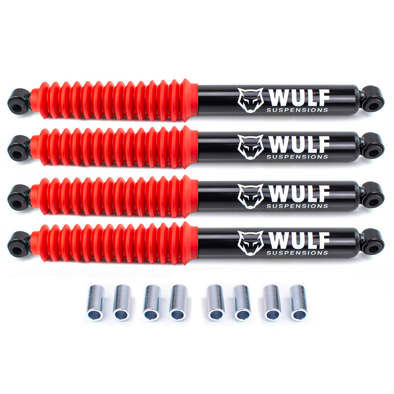 2.8" Front Mini Leaf Pack Lift Kit +WULF Shocks For 2000-2005 Ford Excursion 4X4