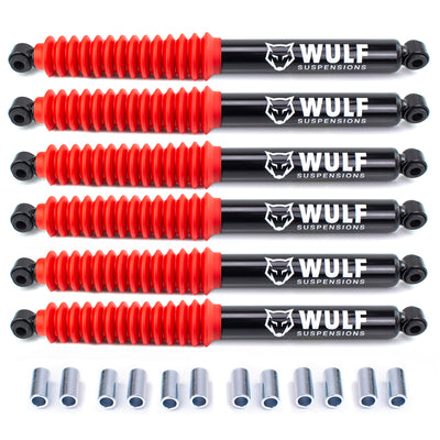 2.8" Front 2" Rear Lift Kit with WULF Shocks Fits 2000-2005 Ford Excursion 4X4