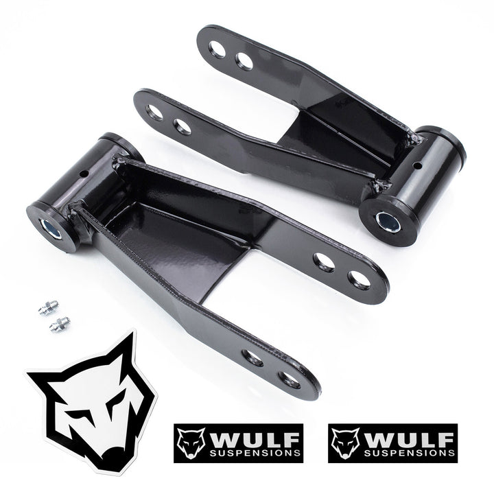 thumbnail interactive-video image 1 of RockTrix 2 Inch Rear Shackle Lift Leveling Kit For 95-05 Ford Explorer – Steel 1 of 4