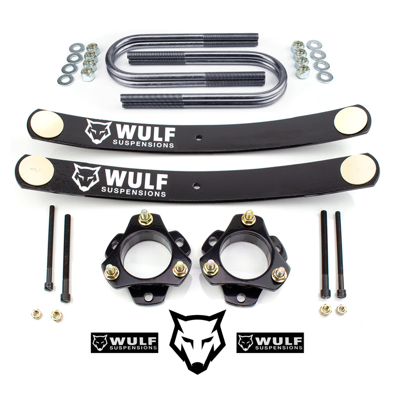 3" Front 2" Rear Leveling Lift Kit w Add-A-Leaf For 2005-2020 Toyota Tacoma 2WD