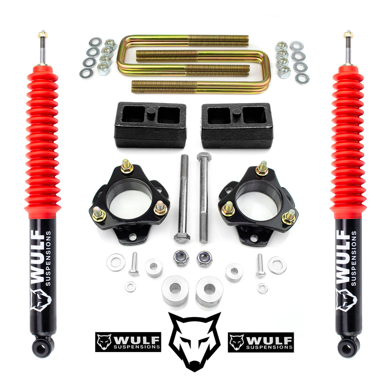 3" Front 1" Rear Lift Kit w/ Diff Drop + Shocks For 2005-2020 Toyota Tacoma