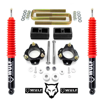 3" Front 1.5" Rear Lift Kit w/ Diff Drop + Shocks For 2005-2020 Toyota Tacoma