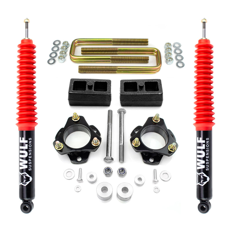 3" Front 1" Rear Lift Kit w/ Diff Drop + Shocks For 2005-2020 Toyota Tacoma