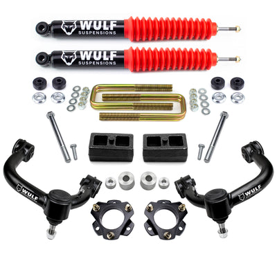 3" Front 2" Rear Lift Kit w/ Control Arms For 2005-2022 Toyota Tacoma 6LUG