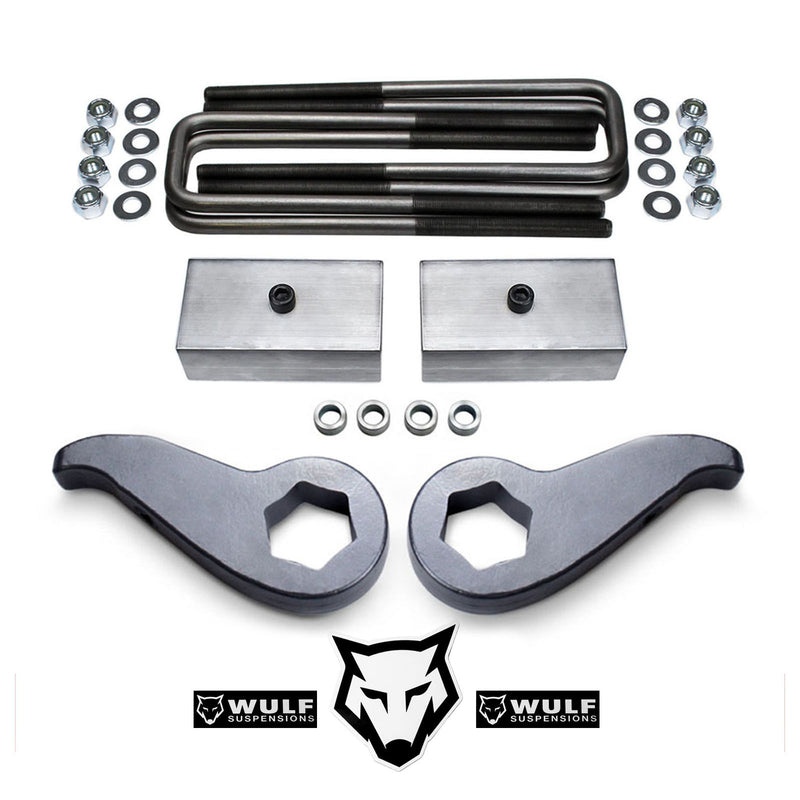 3" Front 2" Rear Leveling Lift Kit For 2011-2019 Chevy Silverado GMC 3500HD