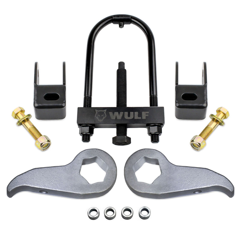 3" Front Lift Key Kit w/ Shock Extenders For 2011-2018 Chevy Silverado 2500