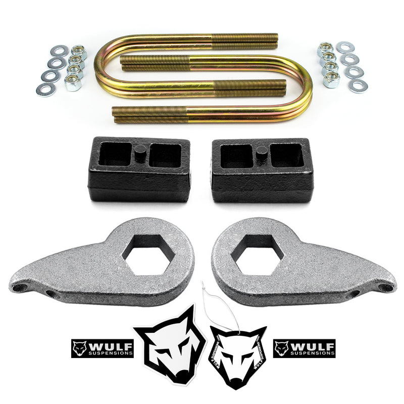 3" Front 1" Rear Leveling Lift Kit w/ Lift Blocks For 1997-2004 Ford F150 4X4
