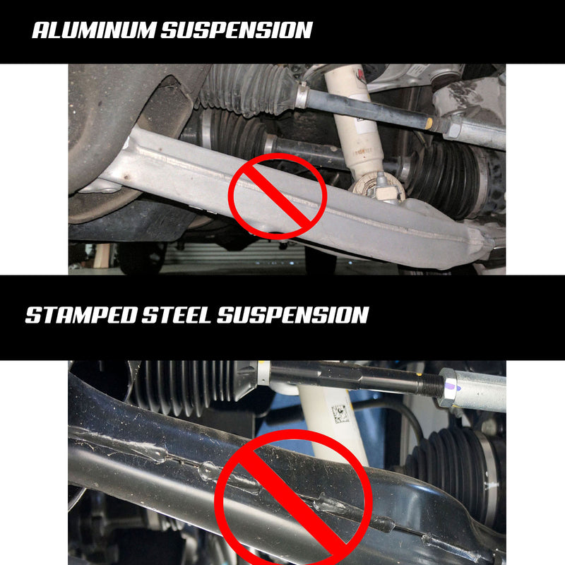 4"-7" Drop Arm Lowering Kit w/ Axle Flip Kit for 2007-2014 GMC Sierra 1500 2WD